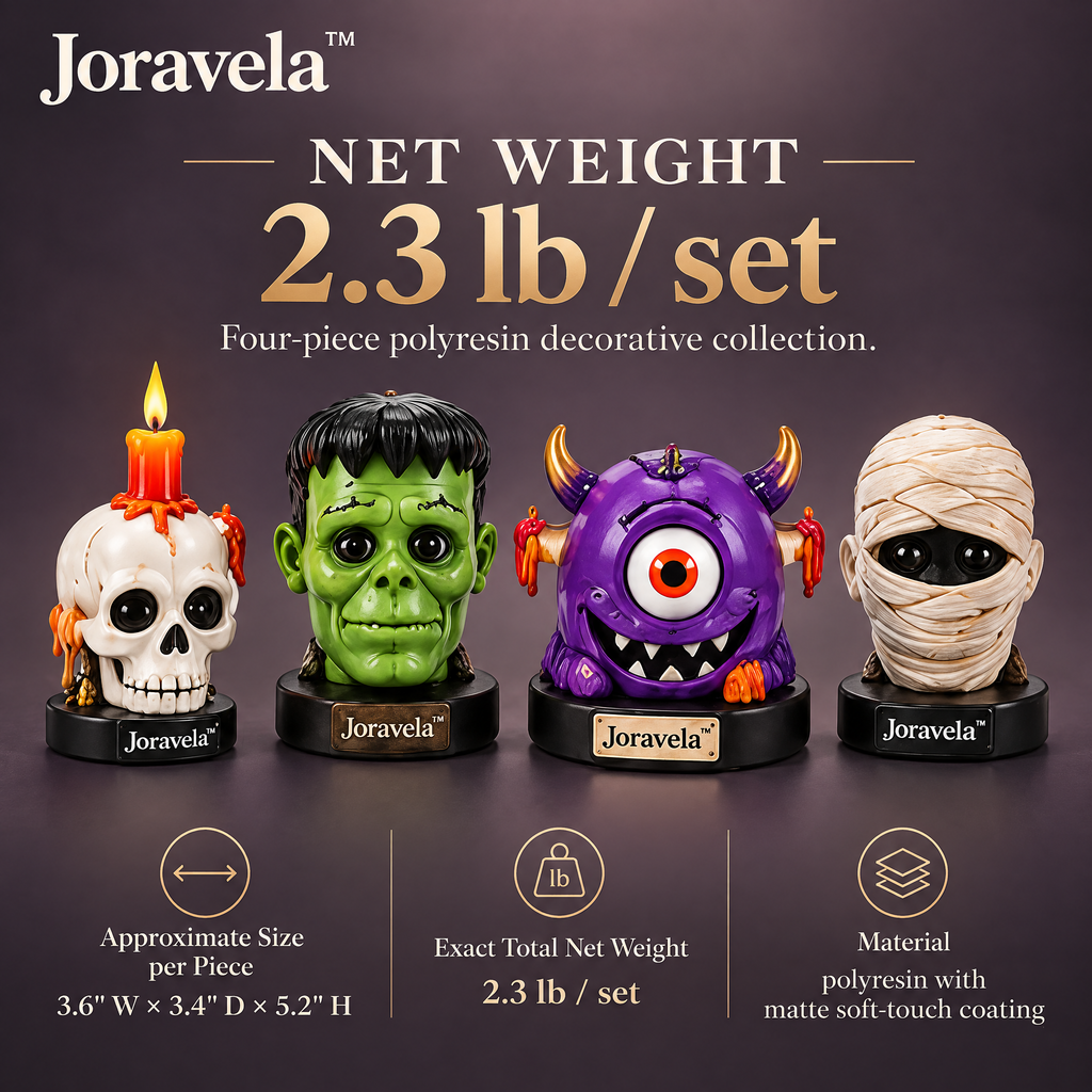 Joravela™ Midnight Monster Halloween Figurine Set