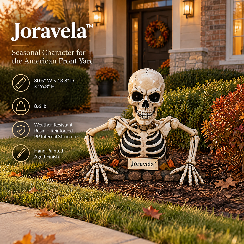 Joravela™ Groundbreaker Skeleton Yard Sculpture