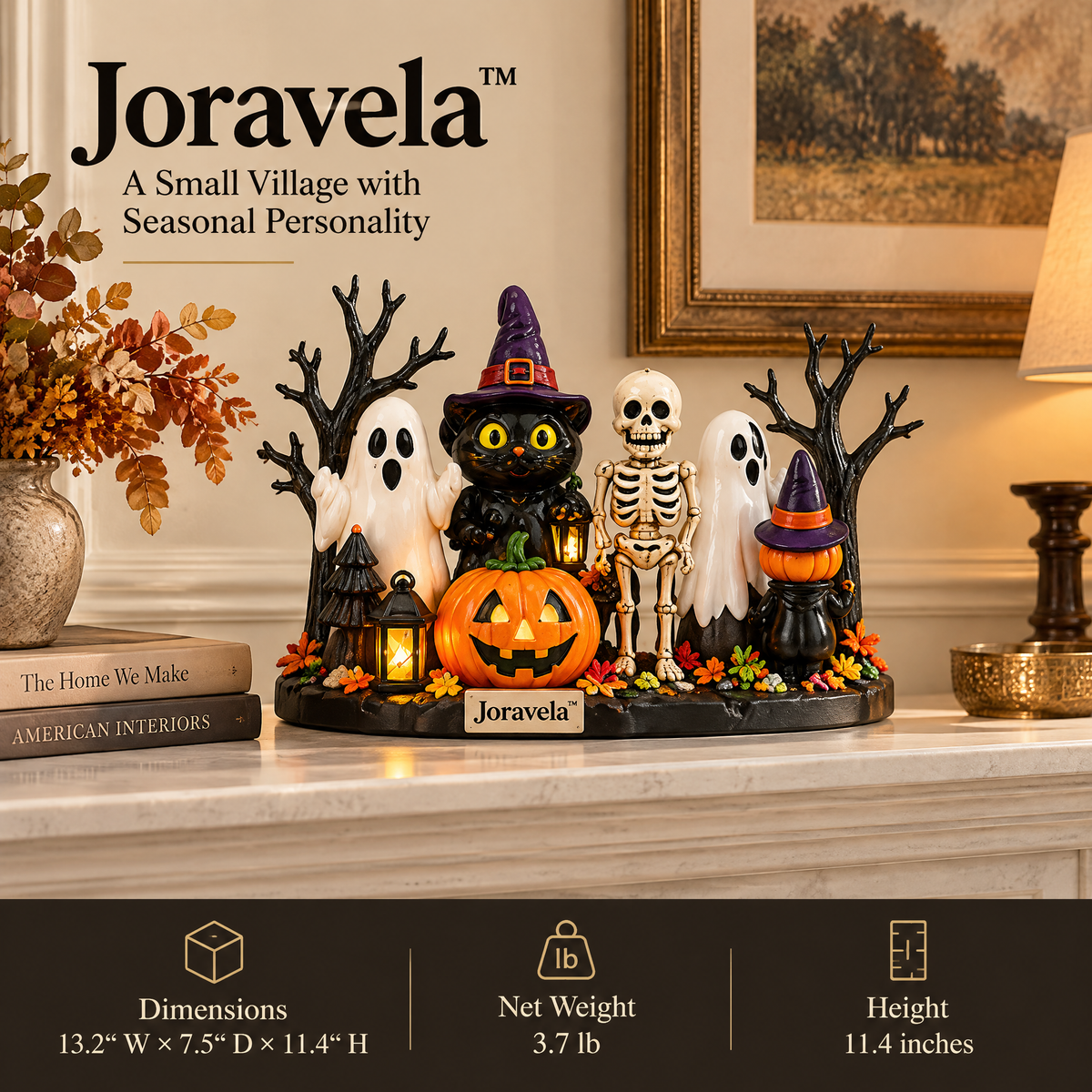 Joravela™ Little Haunts Halloween Village Figurine