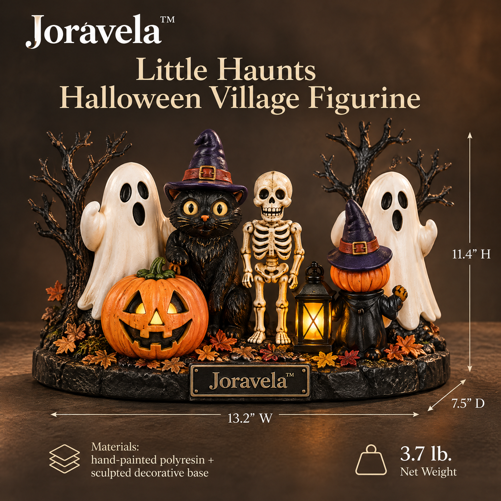 Joravela™ Little Haunts Halloween Village Figurine