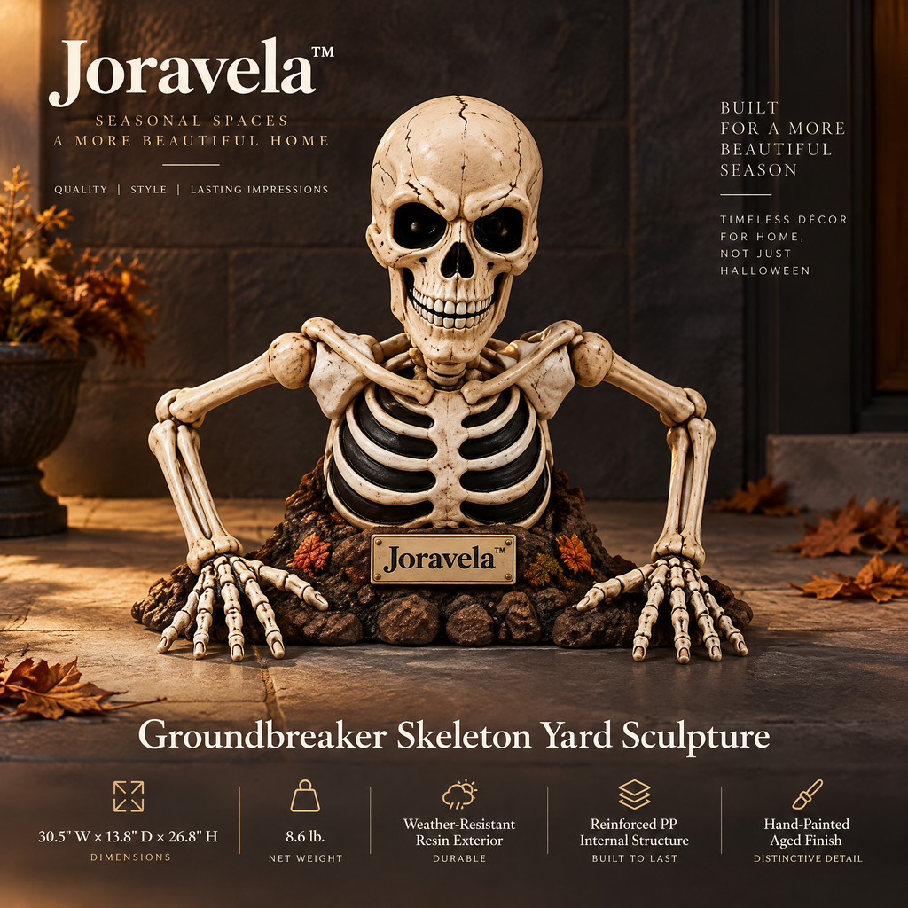 Joravela™ Groundbreaker Skeleton Yard Sculpture