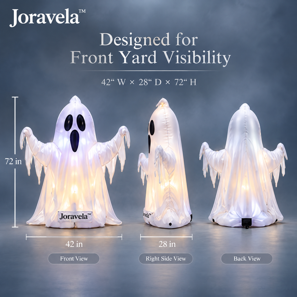 Joravela™ Moonlit Ghost LED Yard Inflatable