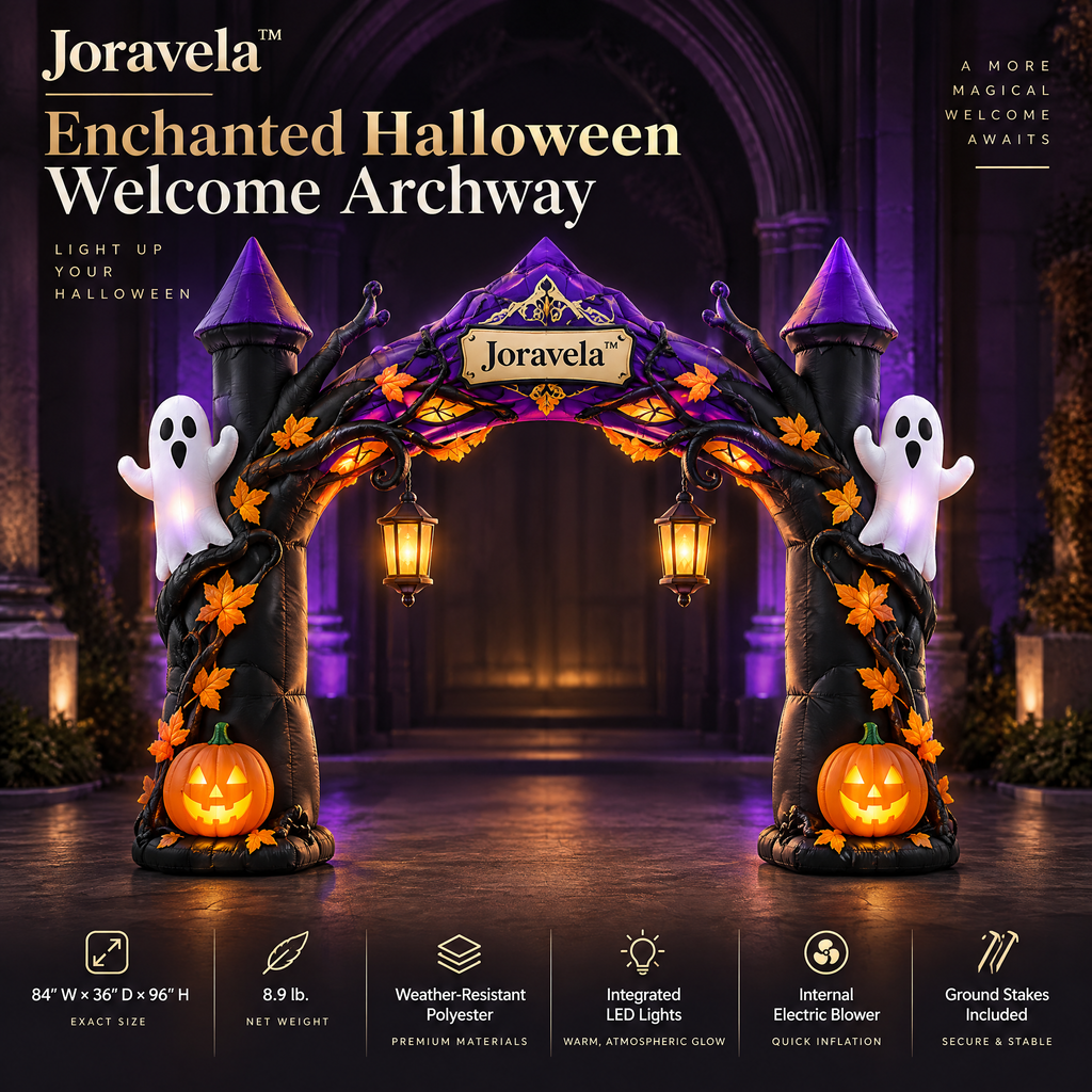 Joravela™ Enchanted Halloween Welcome Archway