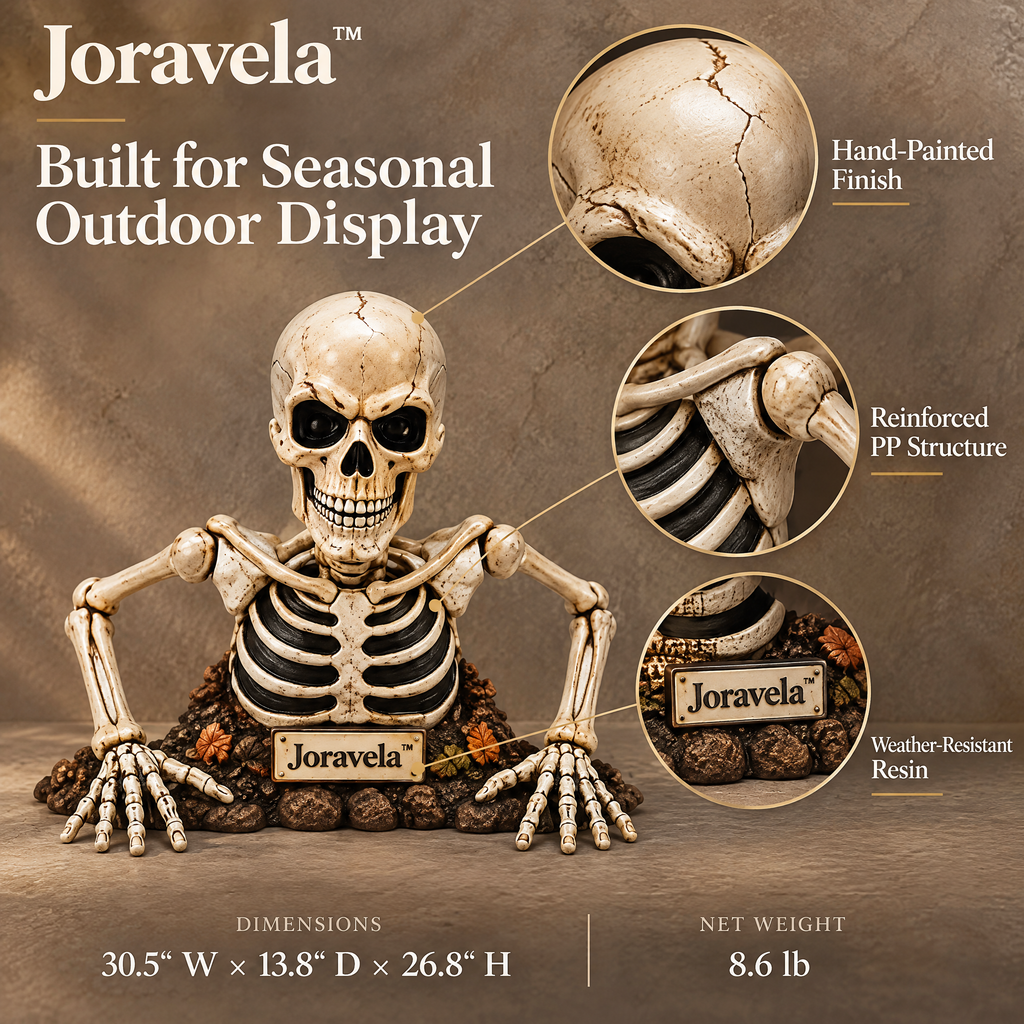 Joravela™ Groundbreaker Skeleton Yard Sculpture