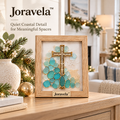 Joravela™ Sea Glass Cross Decorative Frame