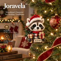 Joravela™ Woodland Raccoon Holiday Ornament