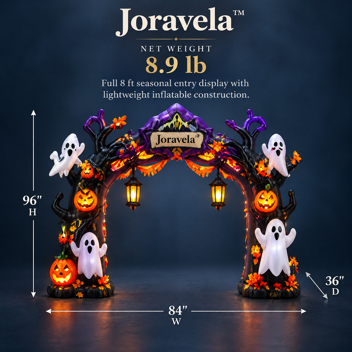 Joravela™ Enchanted Halloween Welcome Archway