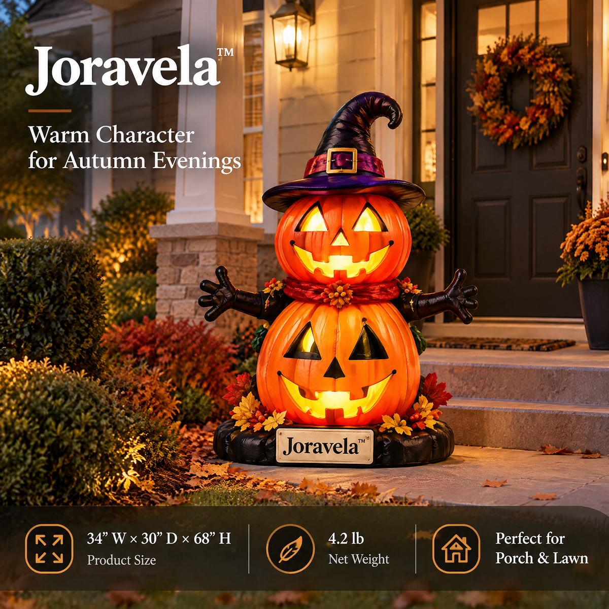 Joravela™ Harvest Pumpkin Spirit Inflatable